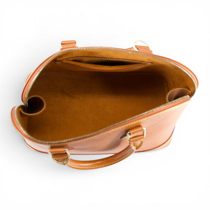 Louis Vuitton Alma PM Epi kenian braun