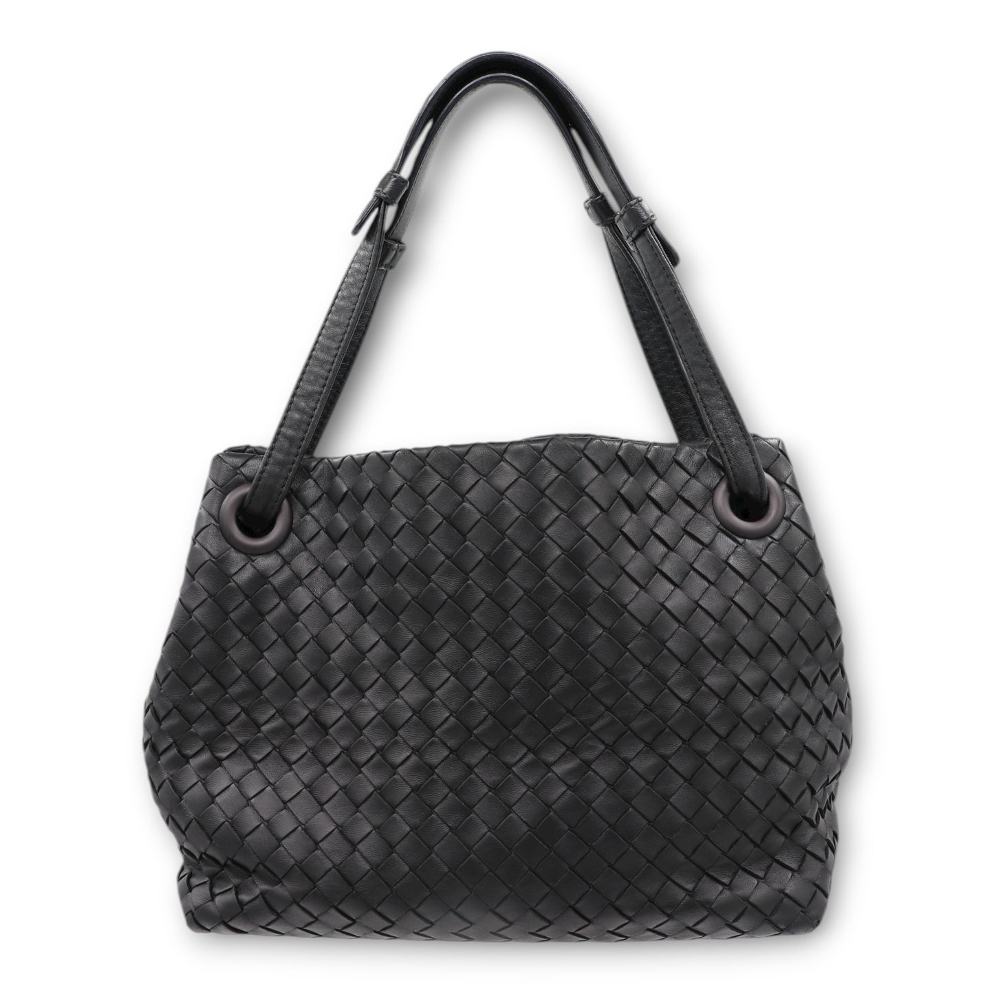 Bottega Veneta Small Garda Intrecciato schwarz