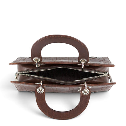 Dior East West Lady Dior Cannage braun