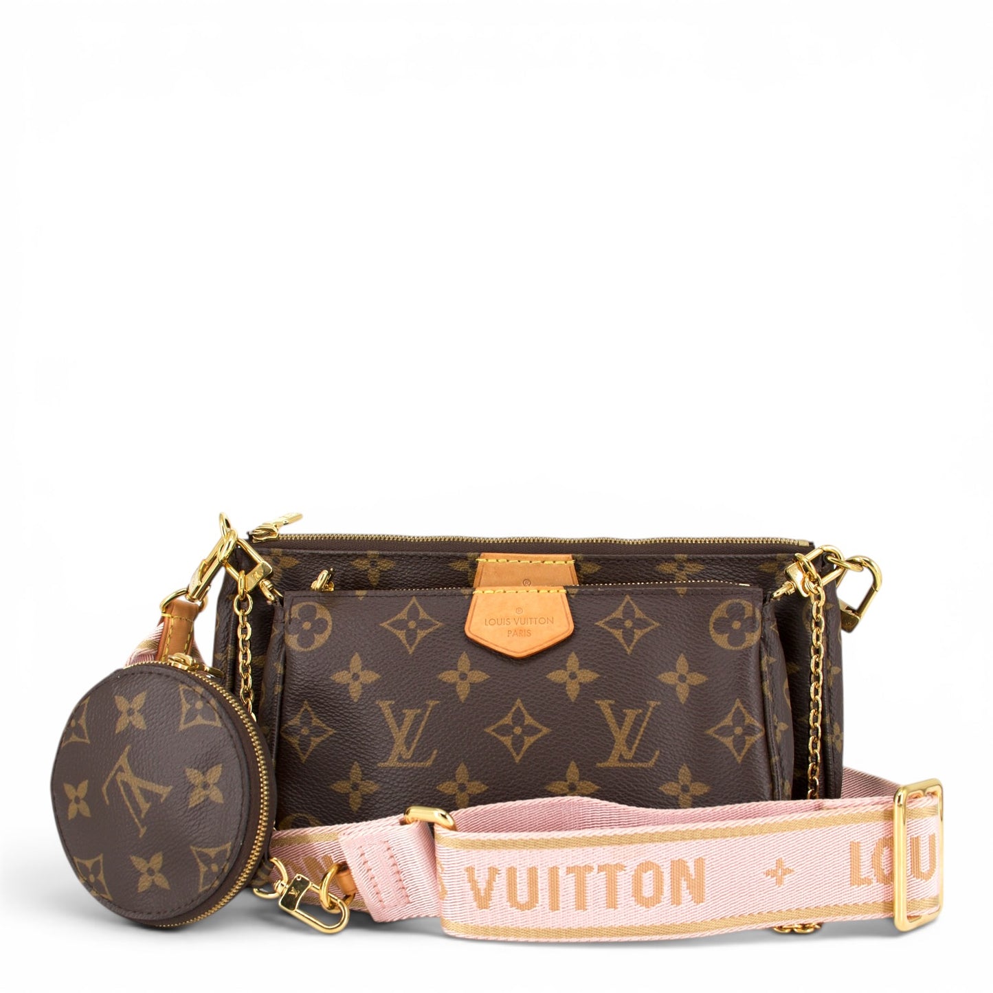 Louis Vuitton Multi Pochette Monogram rosa