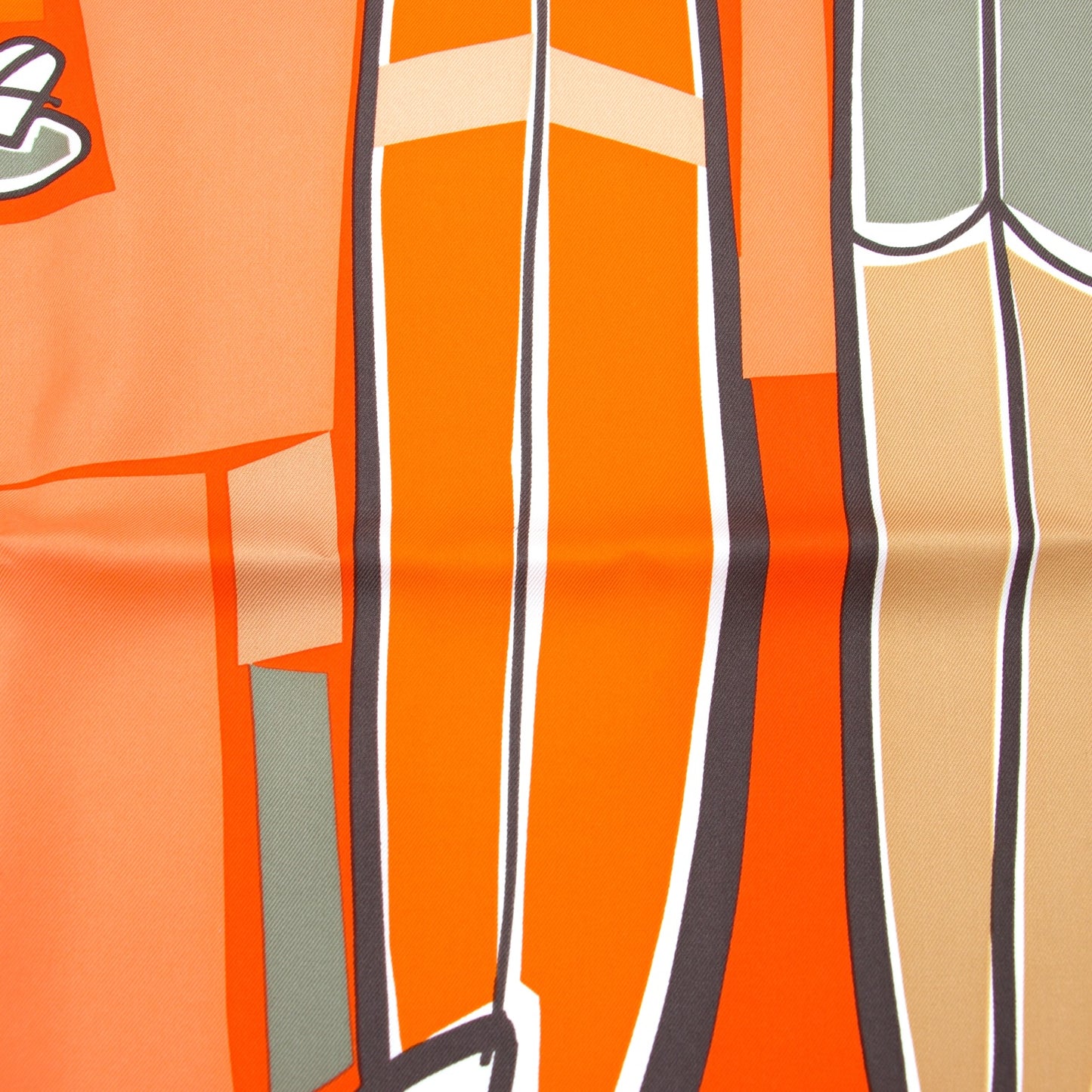 Hermès Carré " Sea, surf & fun" orange