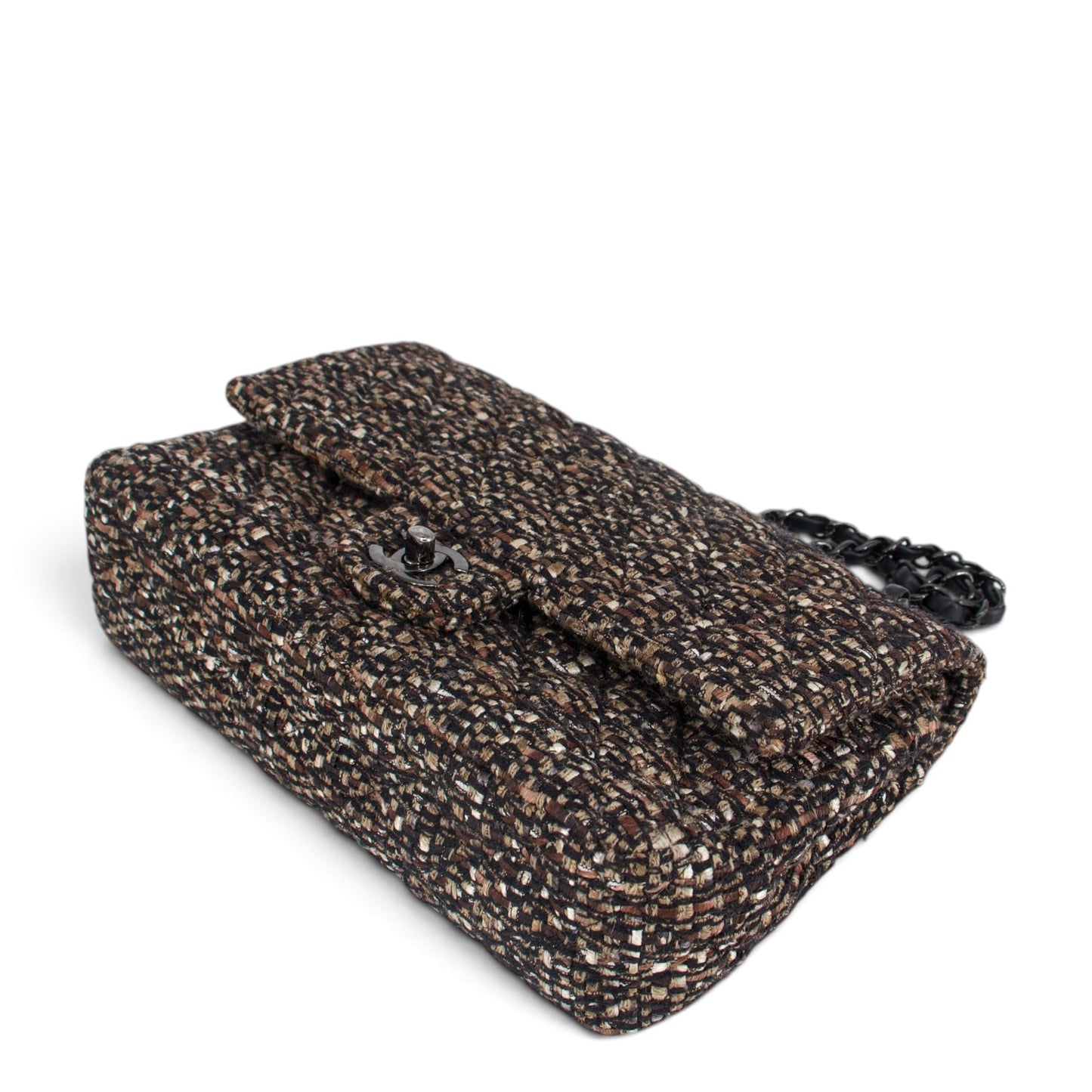 Chanel Timeless Medium double flap tweed