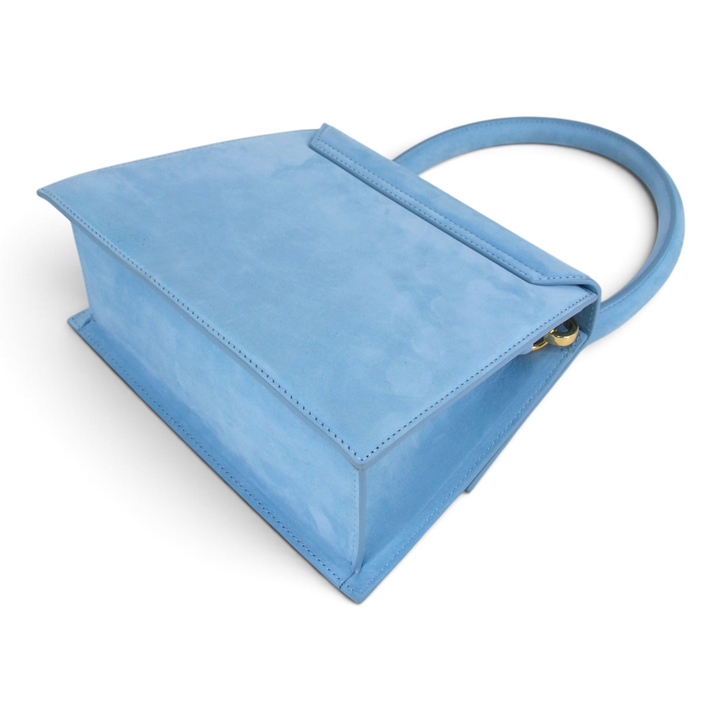 Jacquemus Le grand Chiquito Wildleder hellblau