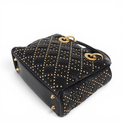 Dior Lady Dior Small Stud schwarz GHW