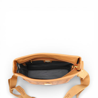 MCM Umhängetasche Visetos Cognac