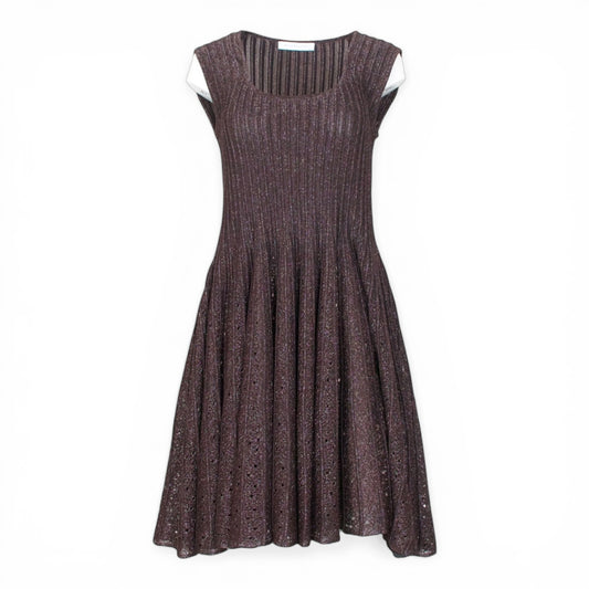 Antonino Valenti Kleid braun metallic IT 46 DE 40