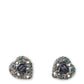 Chanel Ohrringe Herz ruthenium