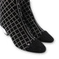 Chanel Stiefeletten schwarz mit Strass Gr. 37.5