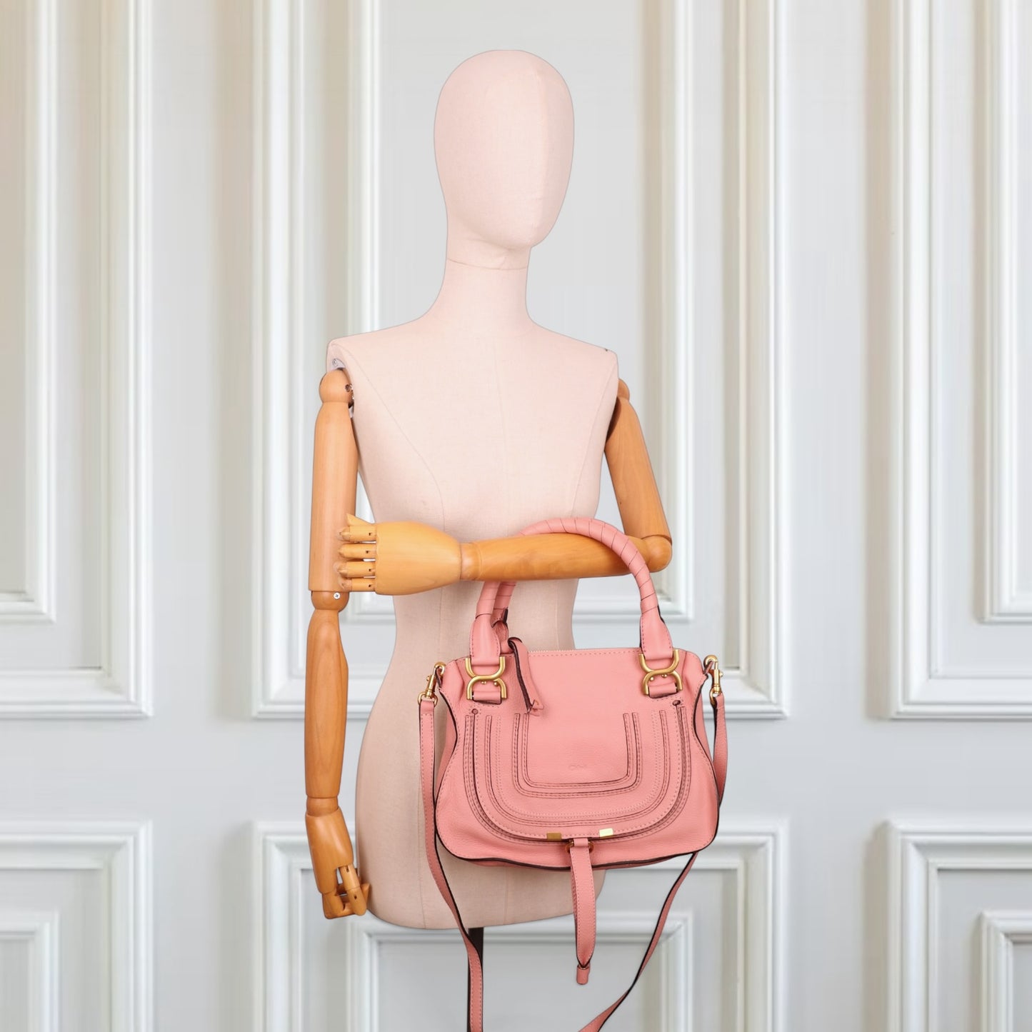 Chloé Marcie small Fallow pink