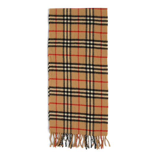 Burberry Schal Wolle camel kariert