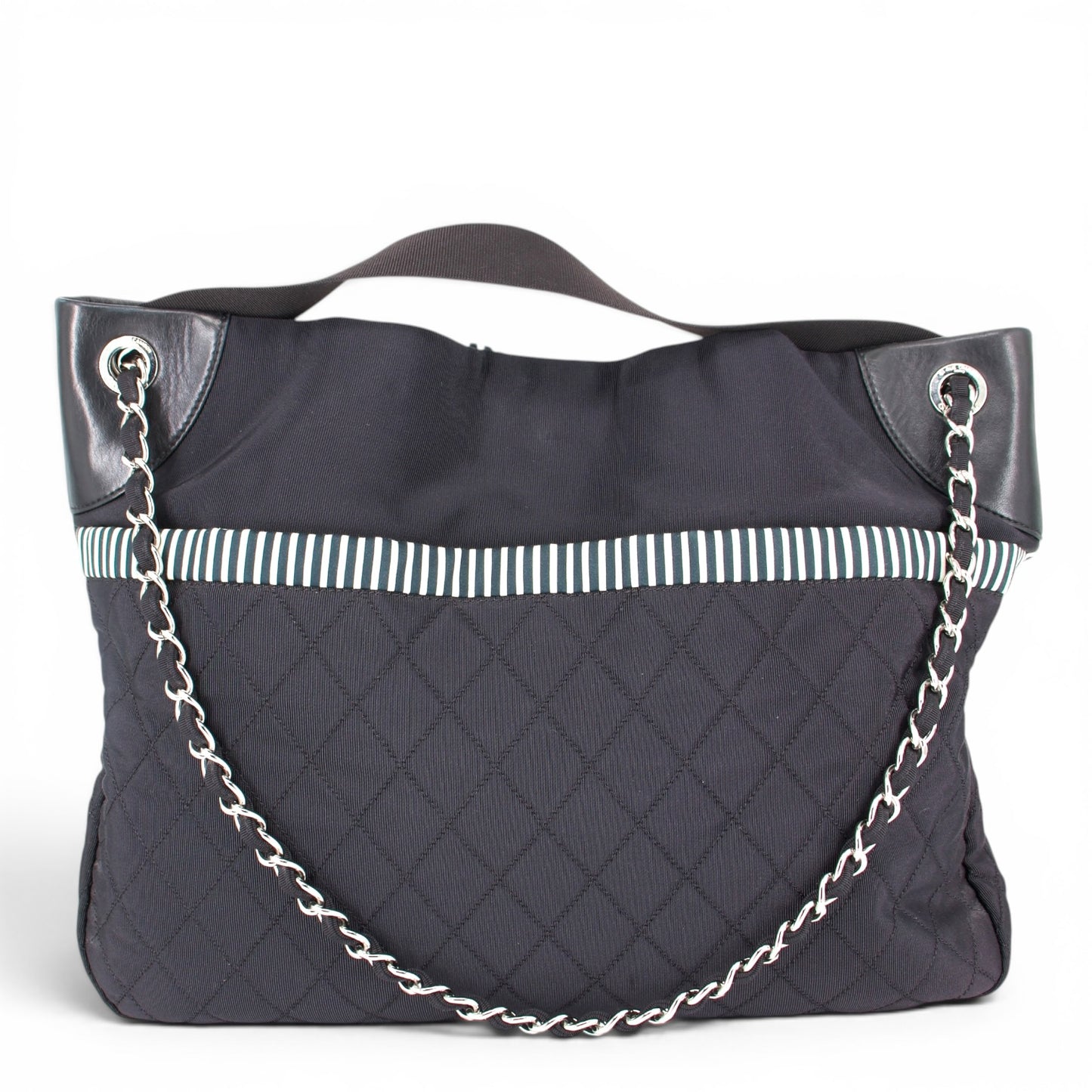 Chanel Two-way Tasche gestreift