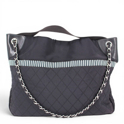 Chanel Two-way Tasche gestreift