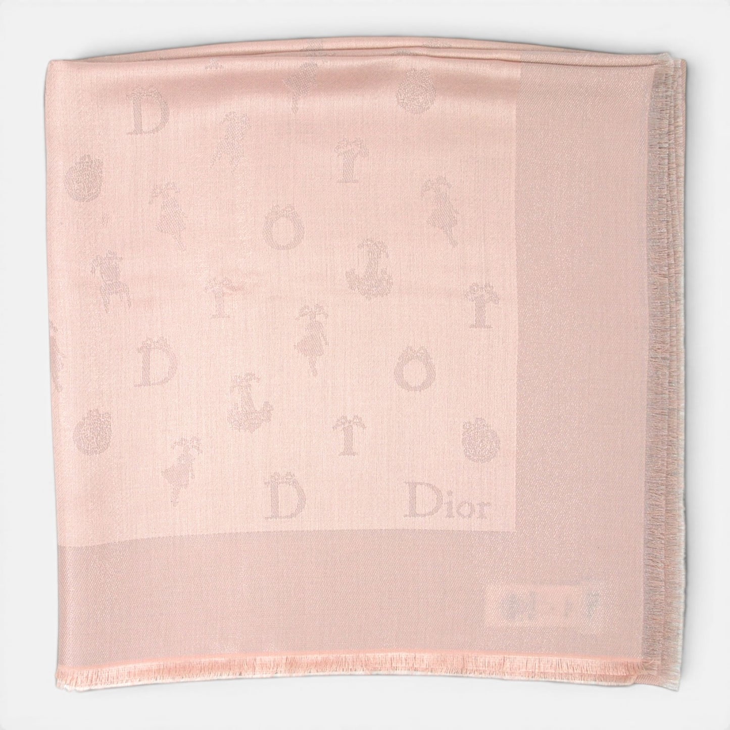 Dior Schal rosa 140 x 140 cm