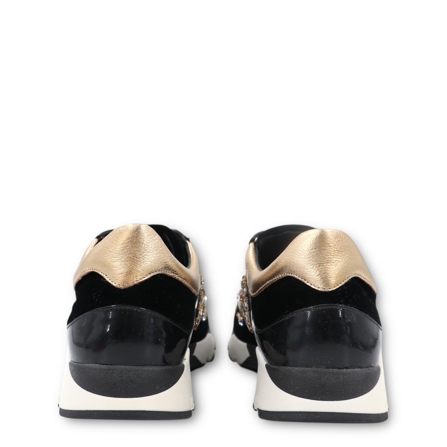 René Caovilla Sneaker Samt schwarz Gr. 37