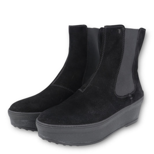 Tod’s Stiefeletten Wildleder schwarz Gr. 39