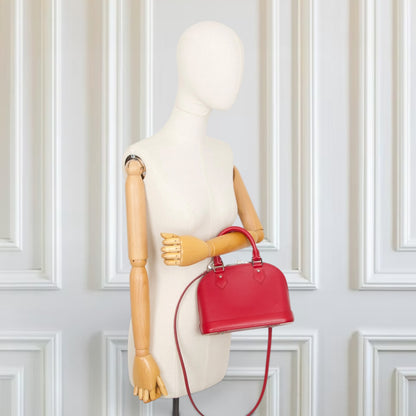 Louis Vuitton Alma BB epi Fuchsia