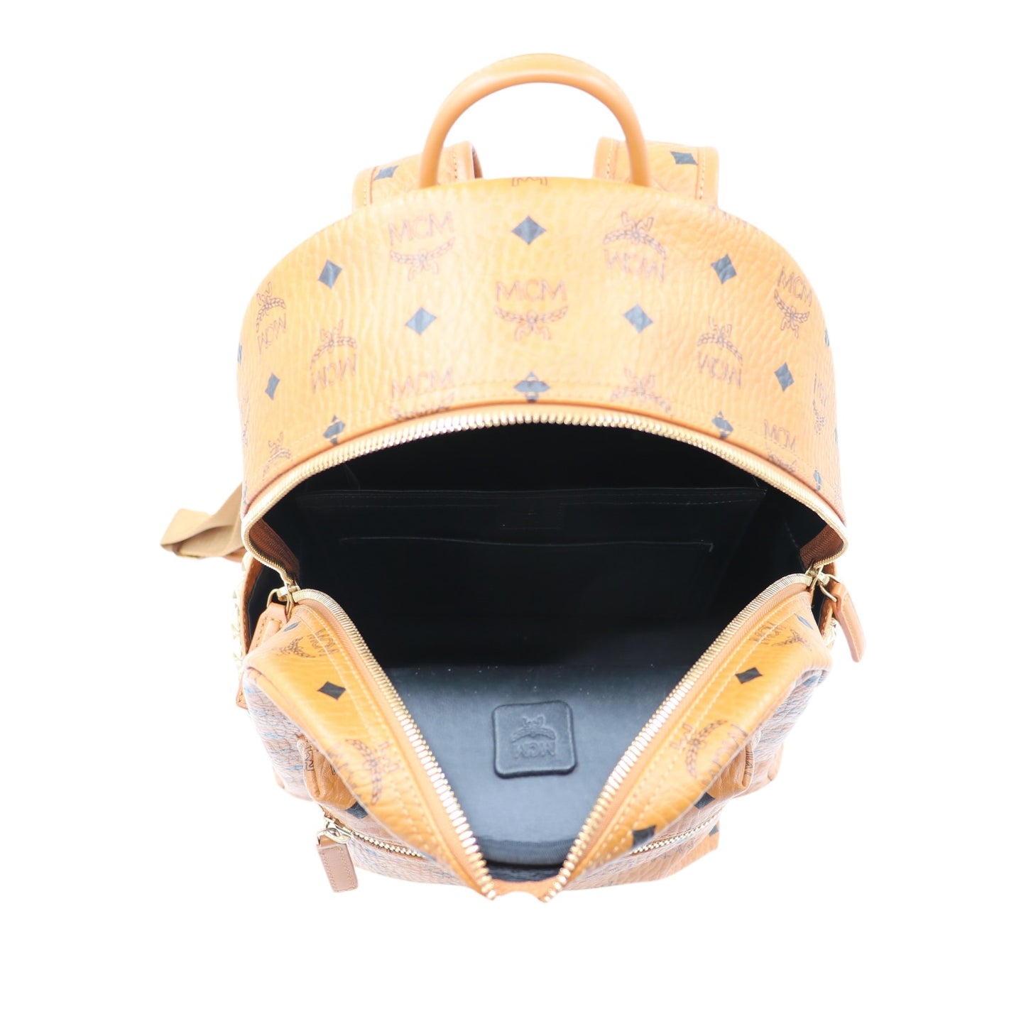 MCM Stark Medium Rucksack cognac