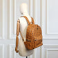 MCM Stark Medium Rucksack cognac
