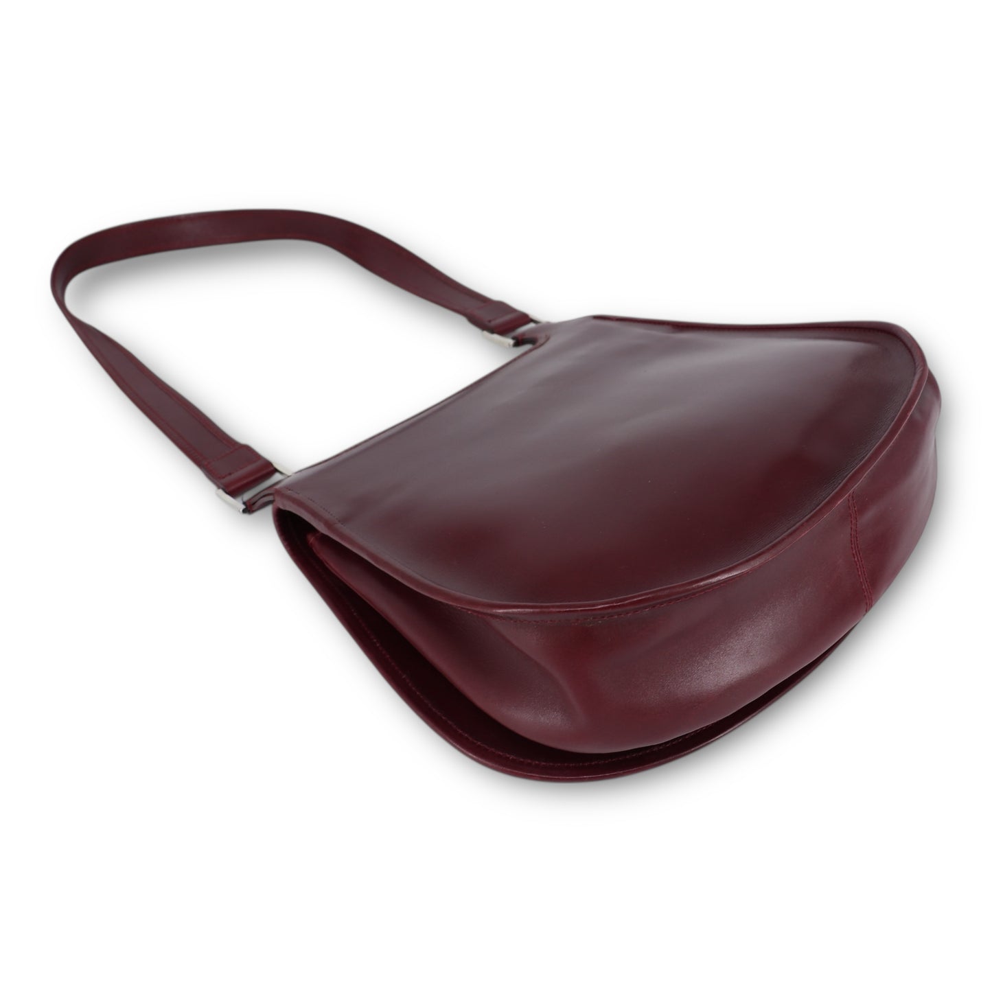 Gianni Versace Schultertasche Python bordeaux