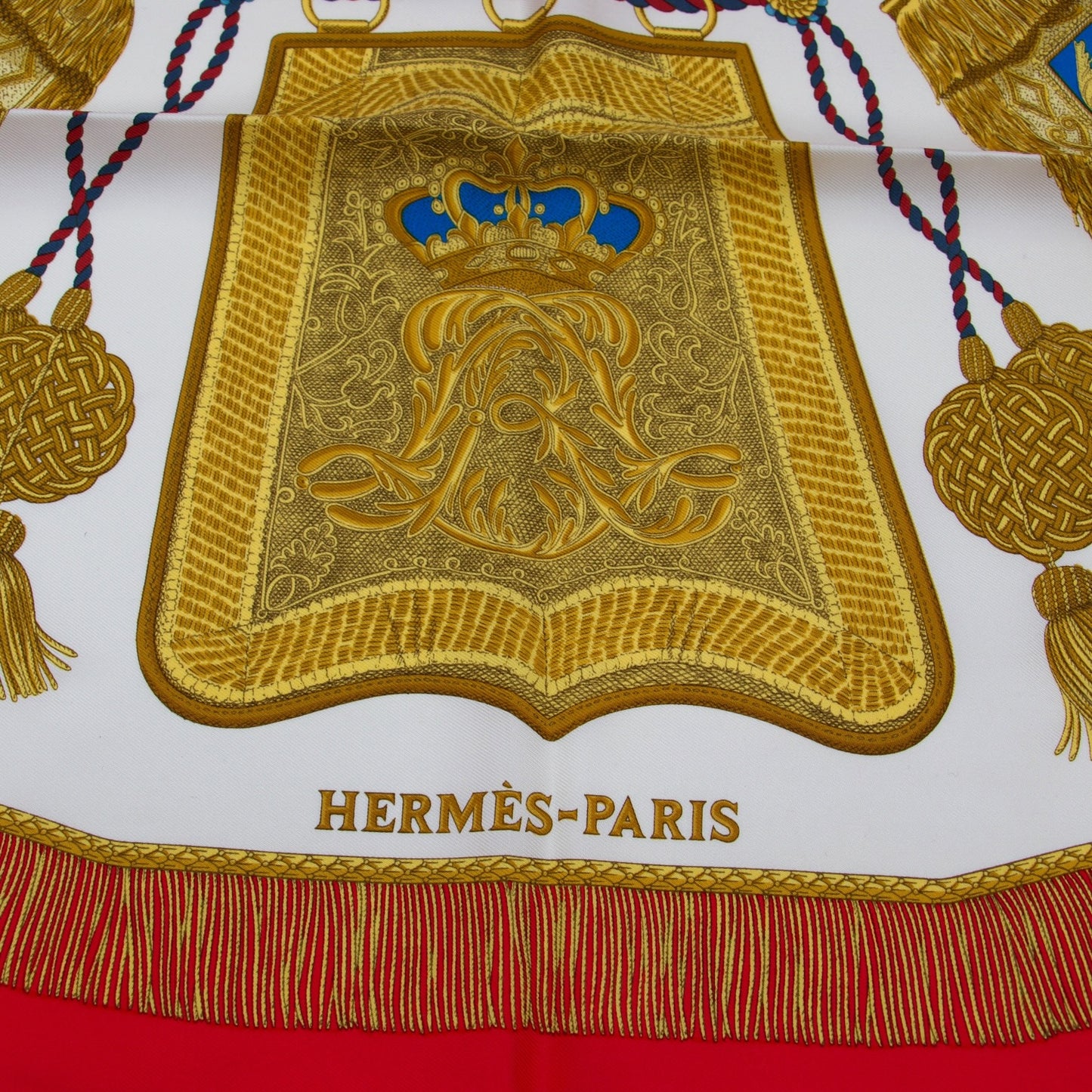 Hermès Carré "Poste et Cavalerie" rot