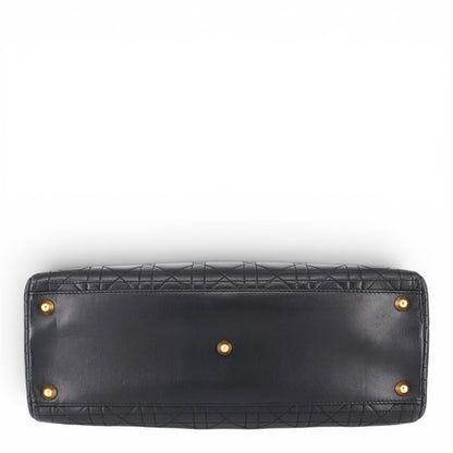 Dior Lady Dior Large schwarz GHW