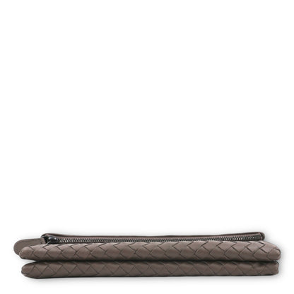 Bottega Veneta Clutch Intrecciato taupe