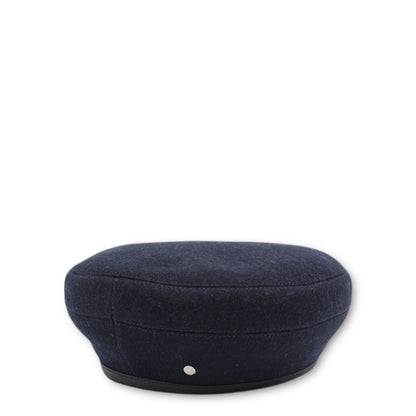 Hermès Saint-Honoré Rocabar Béret marine Gr. 58