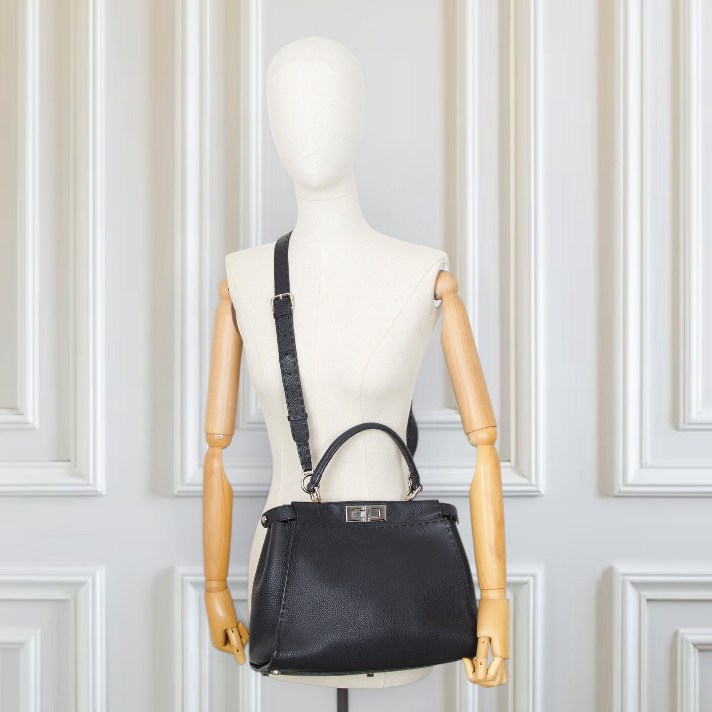 Fendi Peekaboo Selleria schwarz