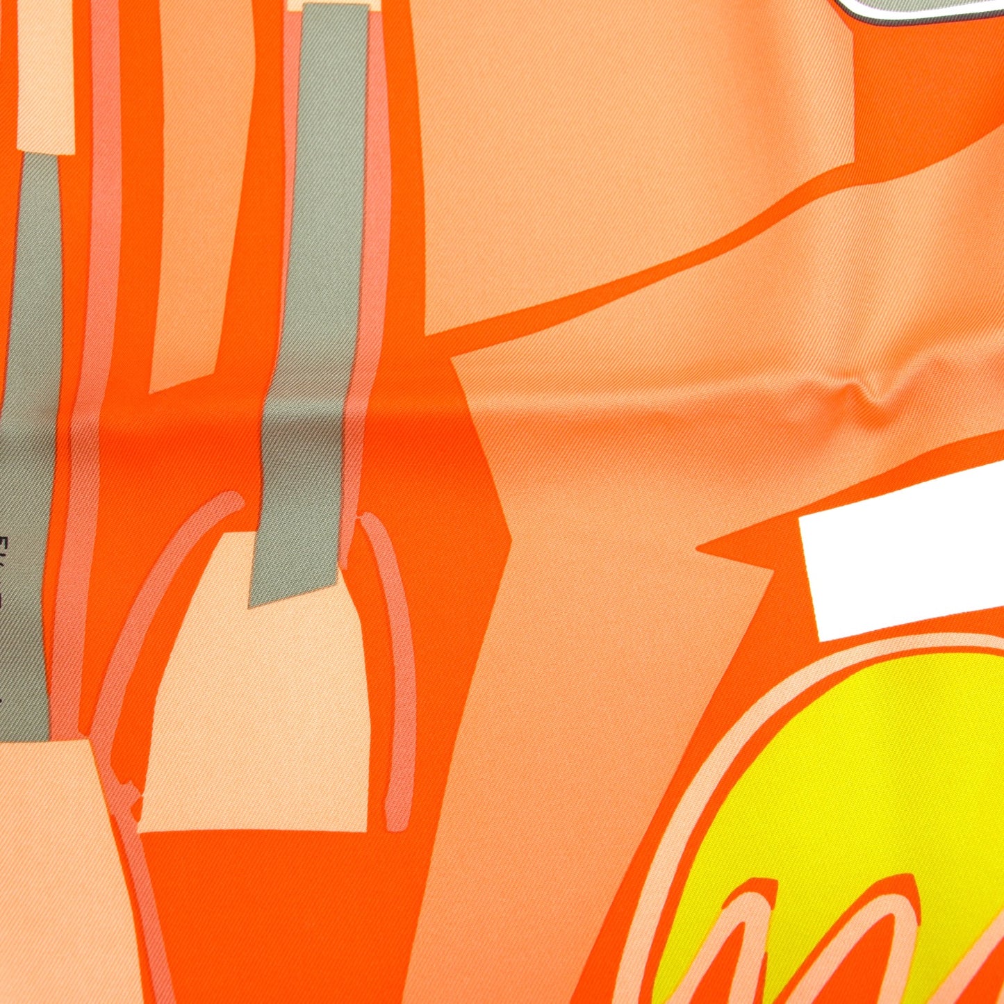 Hermès Carré " Sea, surf & fun" orange