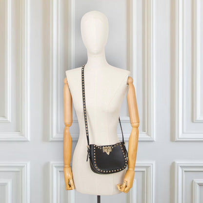 Valentino Rockstud Umhängetasche schwarz
