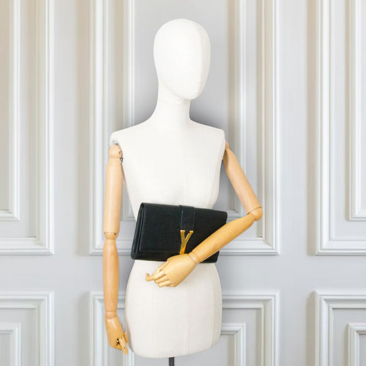 Saint Laurent Chyc Clutch schwarz