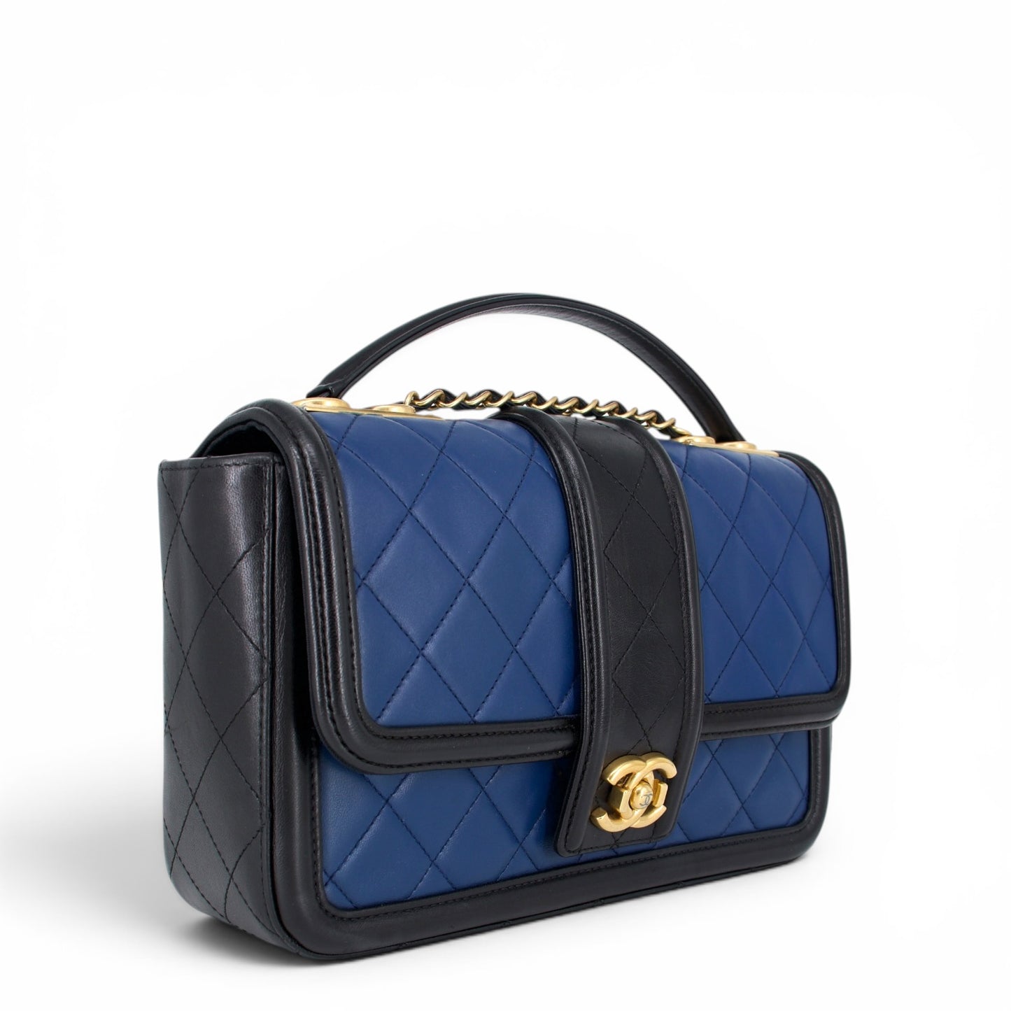 Chanel Tasche schwarz/blau