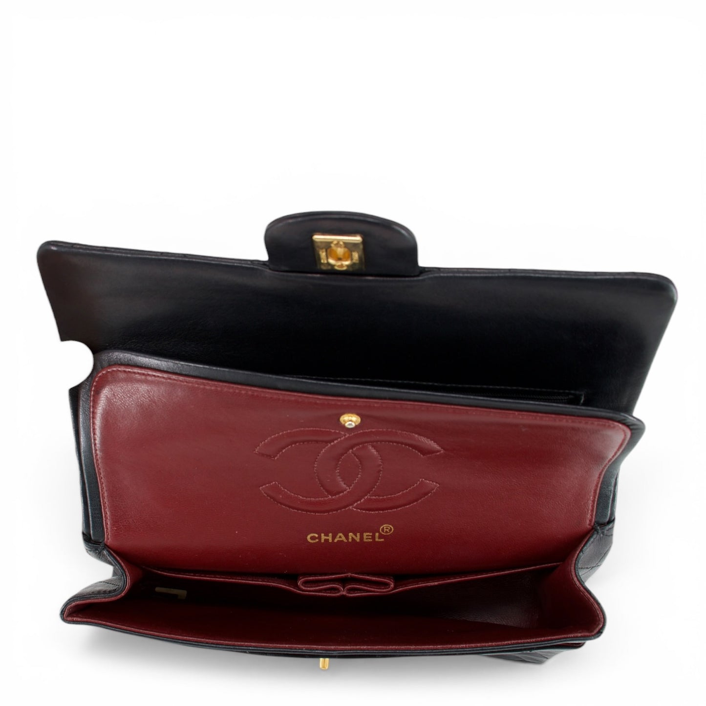 Chanel Timeless Medium schwarz GHW
