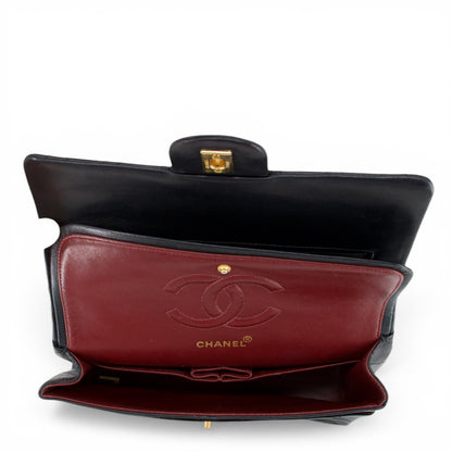 Chanel Timeless Medium schwarz GHW