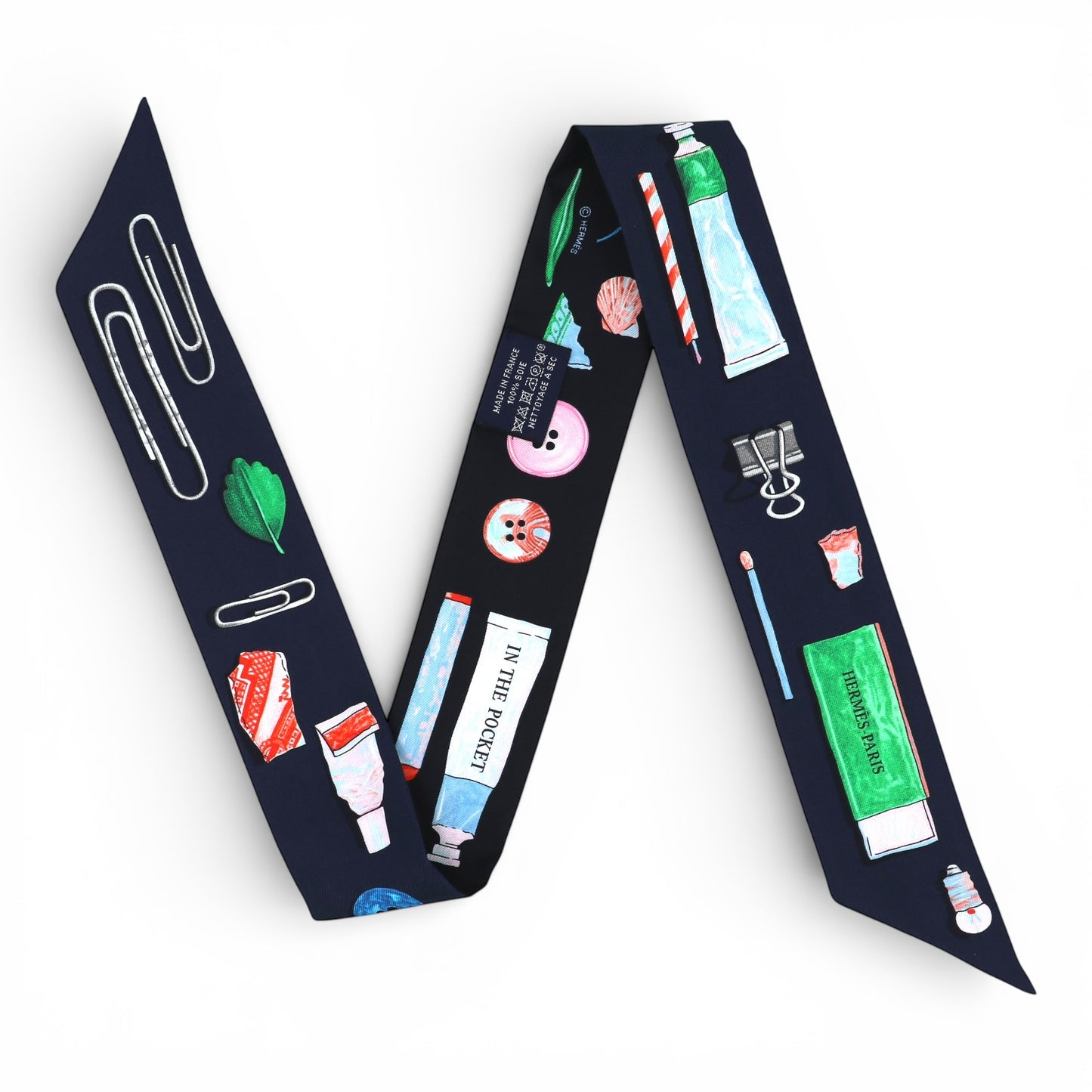 Hermès Twilly "In the pocket" marine