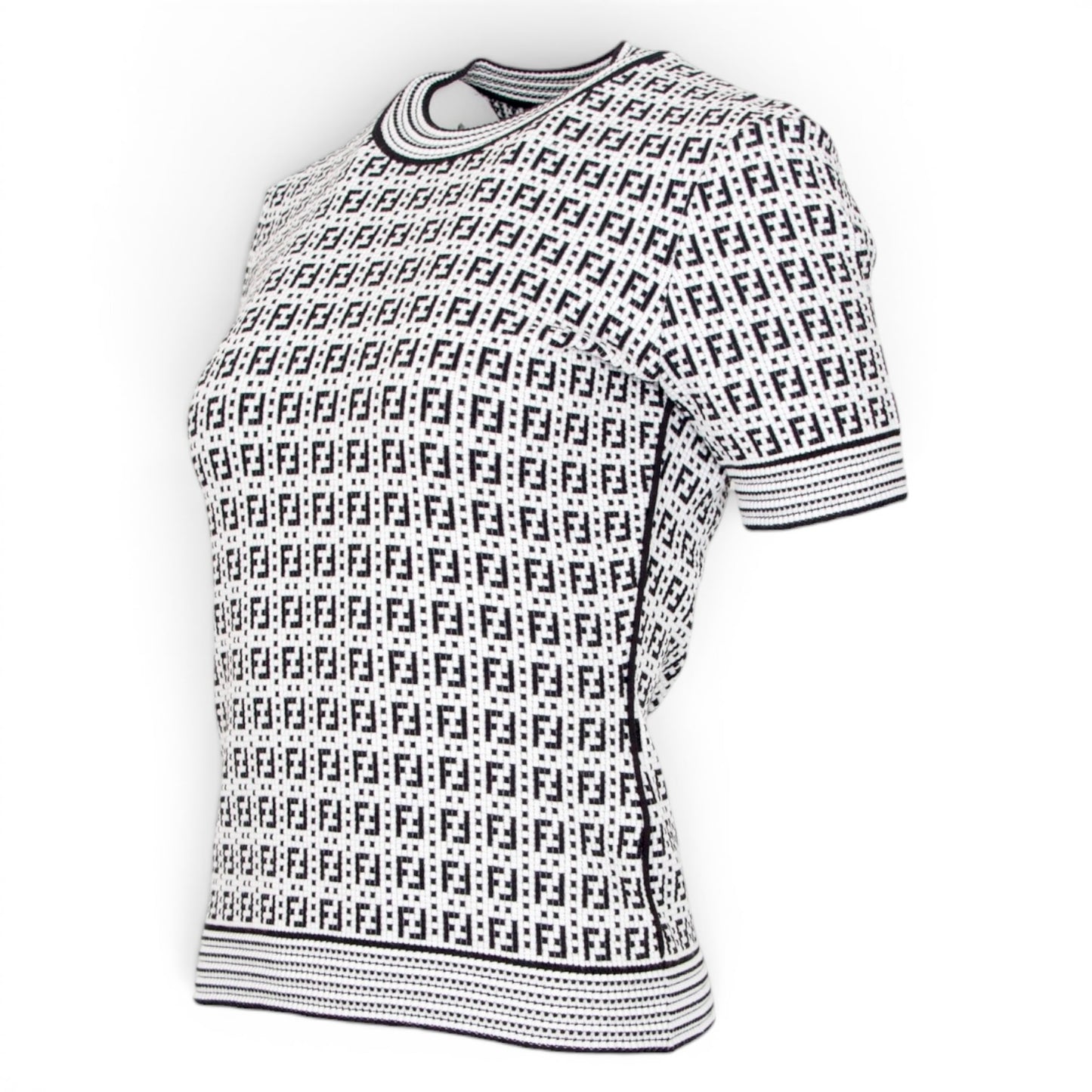 Fendi Kurzarm schwarz/weiss IT 40 DE 36