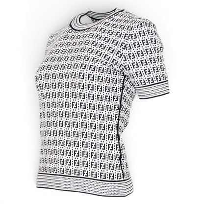 Fendi Kurzarm schwarz/weiss IT 40 DE 36