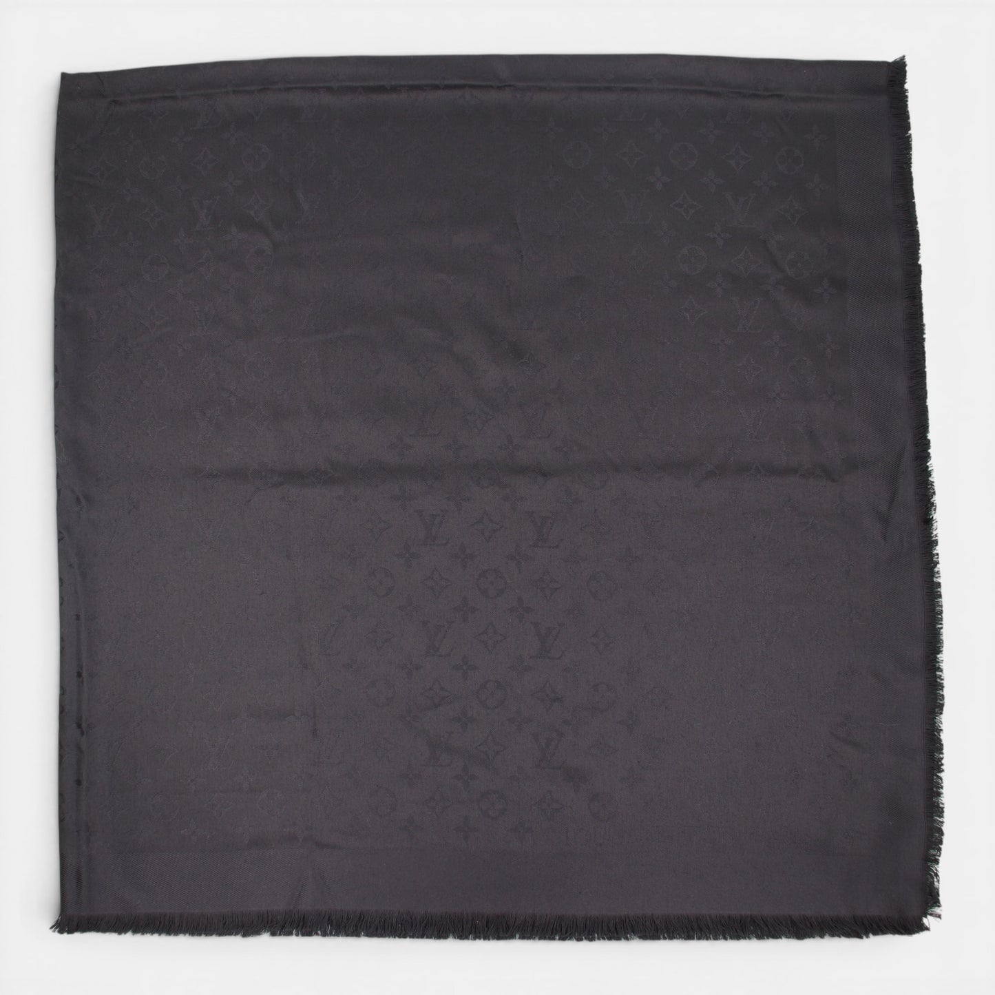 Louis Vuitton Monogram Schal schwarz
