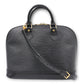 Louis Vuitton Alma PM Epi schwarz mit Schulterriemen