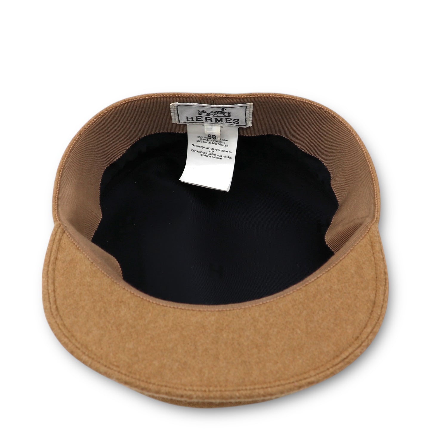 Hermès Saint-Malo Hut camel Gr. 58