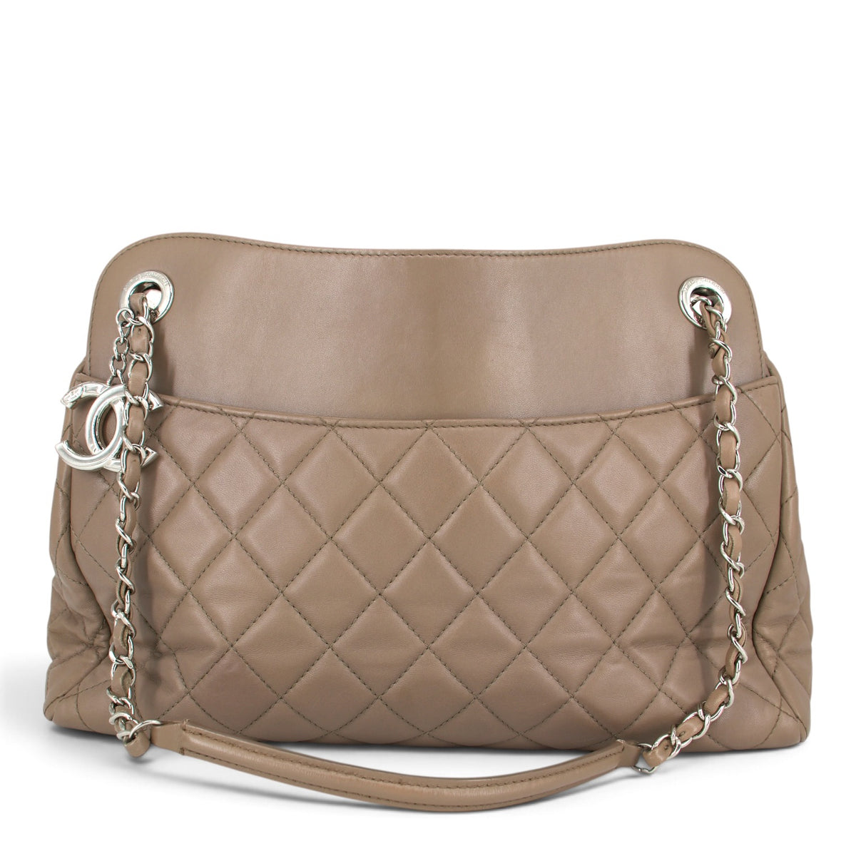 Chanel Shopper CC Matelassé taupe
