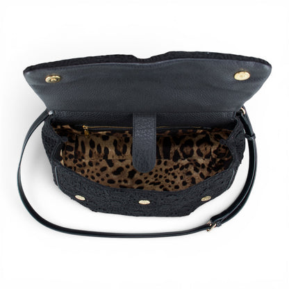 Dolce & Gabbana Large Sicily Spitze schwarz