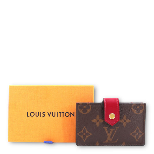 Louis Vuitton Kartenetui Monogram/Fuchsia