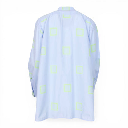 Lis Lareida Bluse blau/grün Gr. 36