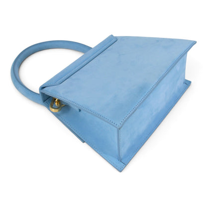 Jacquemus Le grand Chiquito Wildleder hellblau
