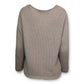 Fabiana Filippi Strickpullover taupe/silber Gr. M