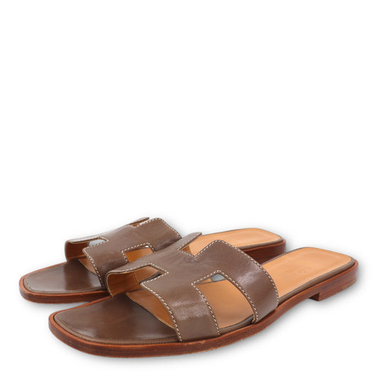 Hermès Oran taupe Gr. 39