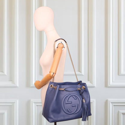 Gucci Soho hobo blau