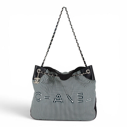 Chanel Two-way Tasche gestreift