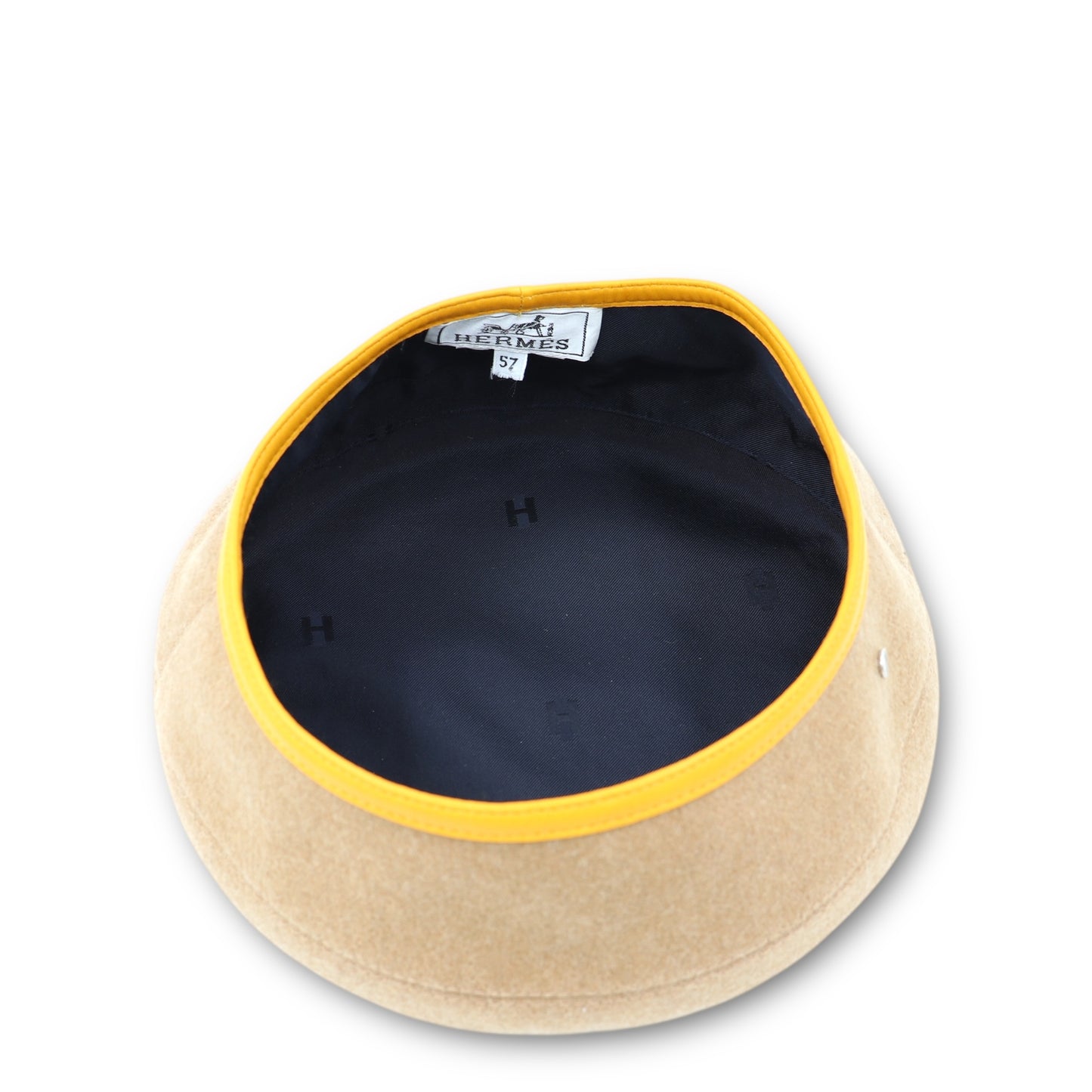 Hermès Saint-Honoré Rocabar Béret camel Gr. 57